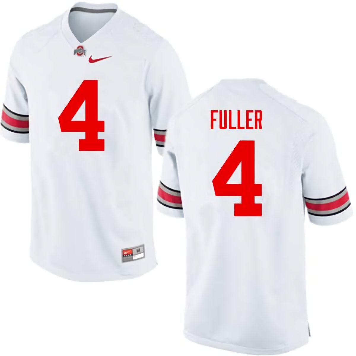 Jordan Fuller Ohio State Buckeyes Men's NCAA #4 Nike White College Stitched Football Jersey WDJ0556CF